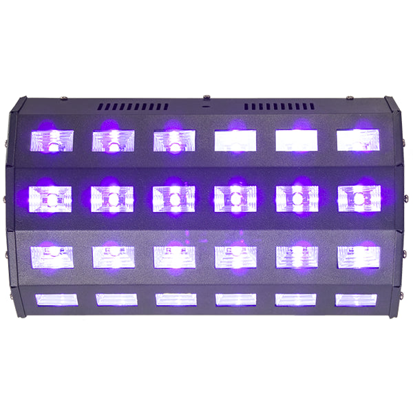 Ibiza LED Bar UV+Hvid (24x3W)