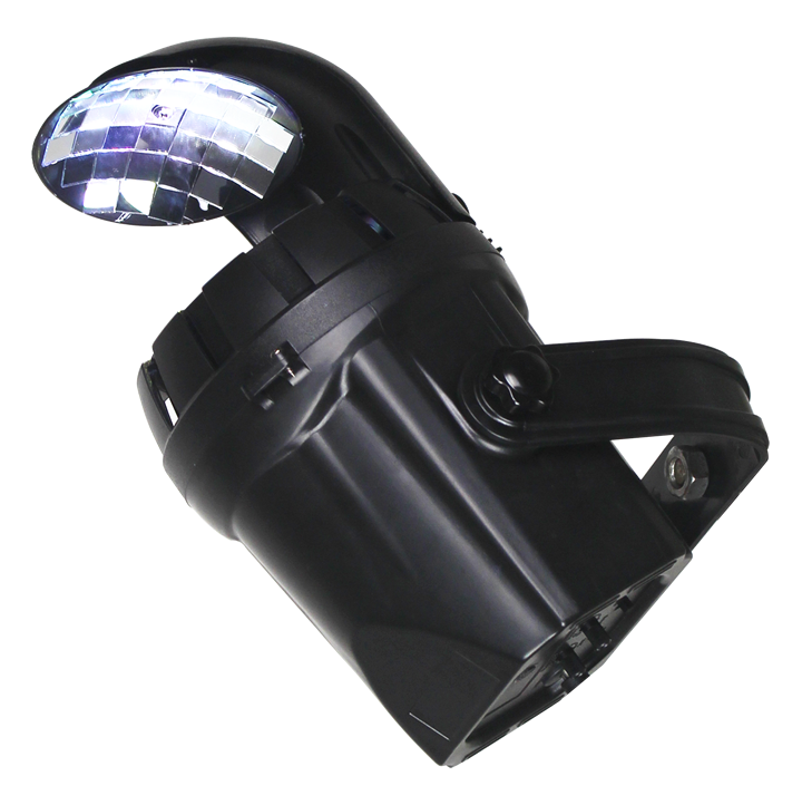 Ibiza 2-i-1 Discolys hvid LED