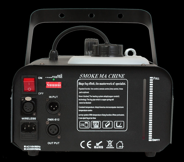 Ibiza Røgmaskine + DMX (1500W)