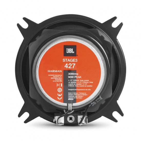 JBL Stage3 427 Bilhøjttalersæt (10cm, 4")
