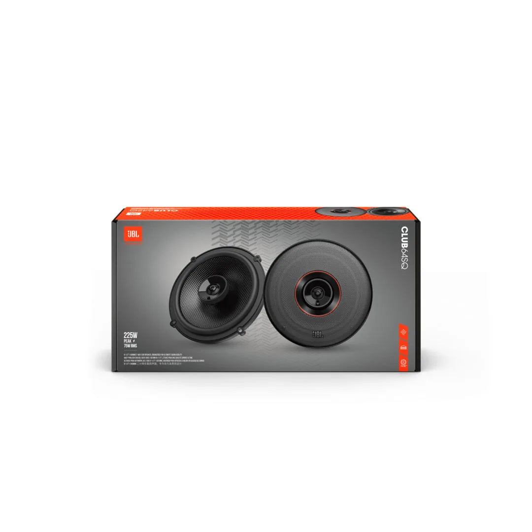 JBL Club 64SQ 6,5" 2-vejs bilhøjttalere, carbon