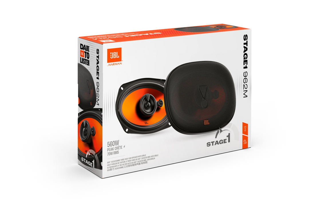 JBL Stage1 Gen2 962M 6x9" 3-vejs bilhøjttalere