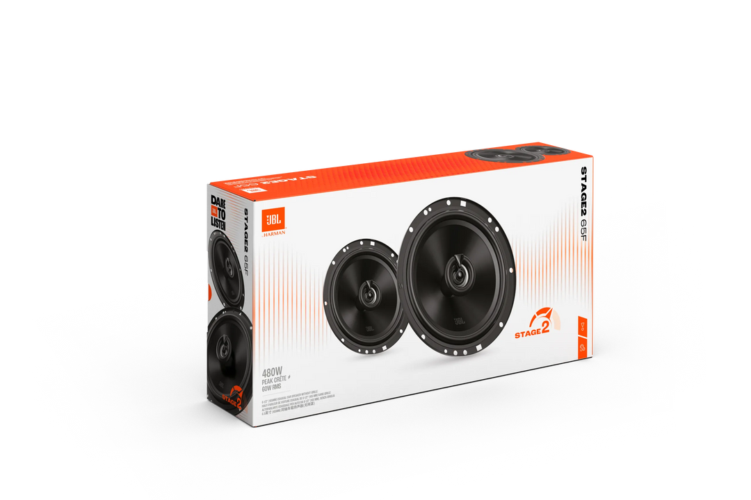 JBL Stage2 Gen2 65F 6,5" koaksiale bilhøjttalere