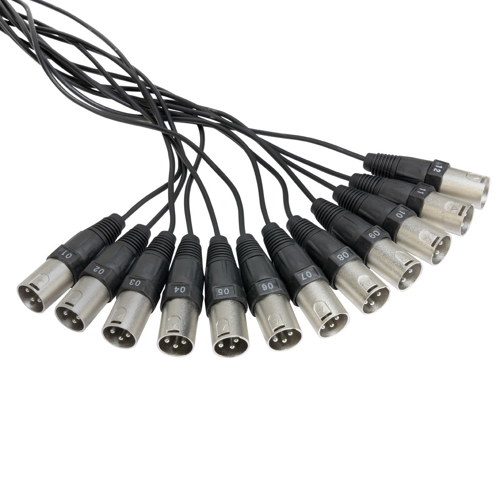 Multikabel med Stage Box 12/0 (10 m)