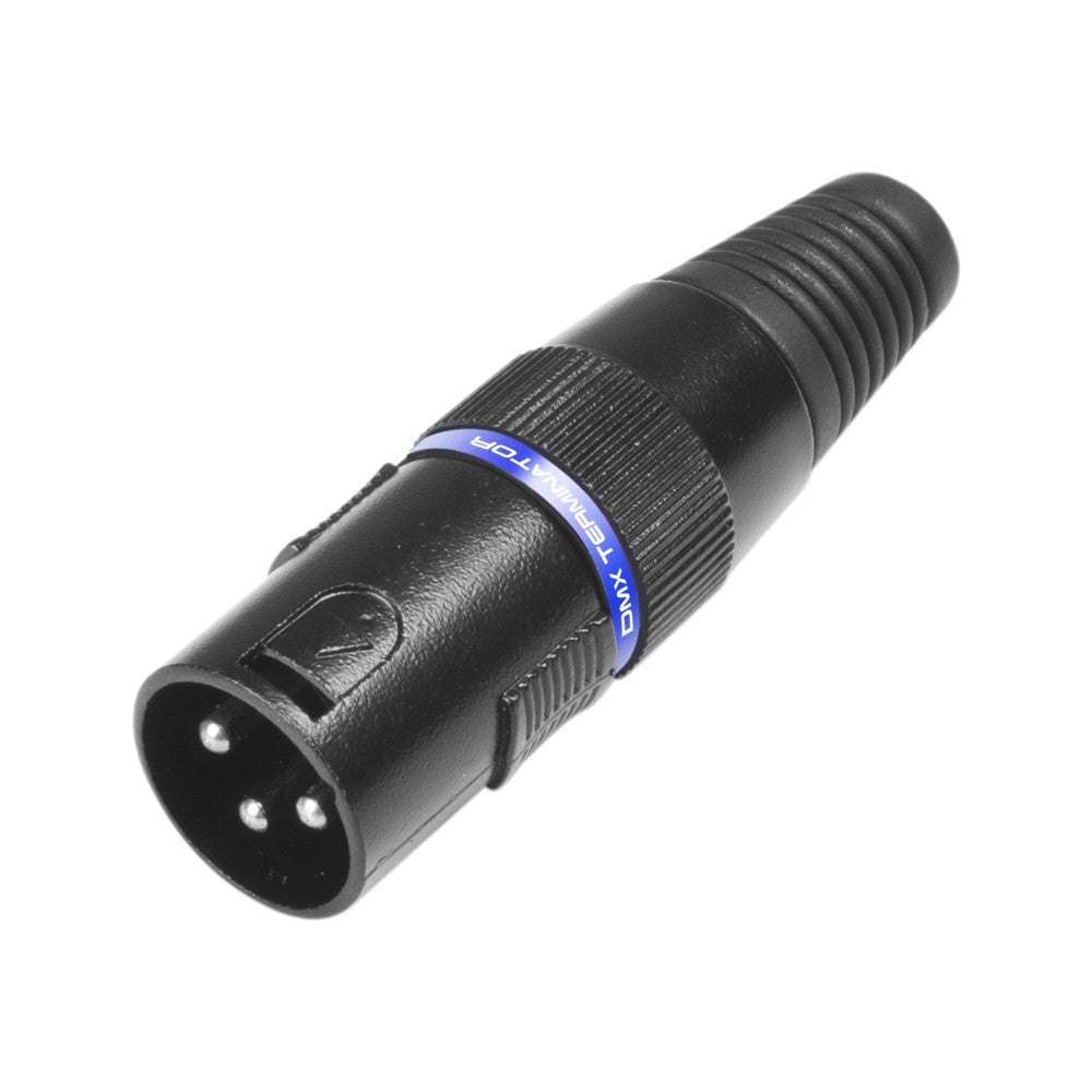 DMX Terminator 3-polet 120 Ohm (sæt med 2 stk.)