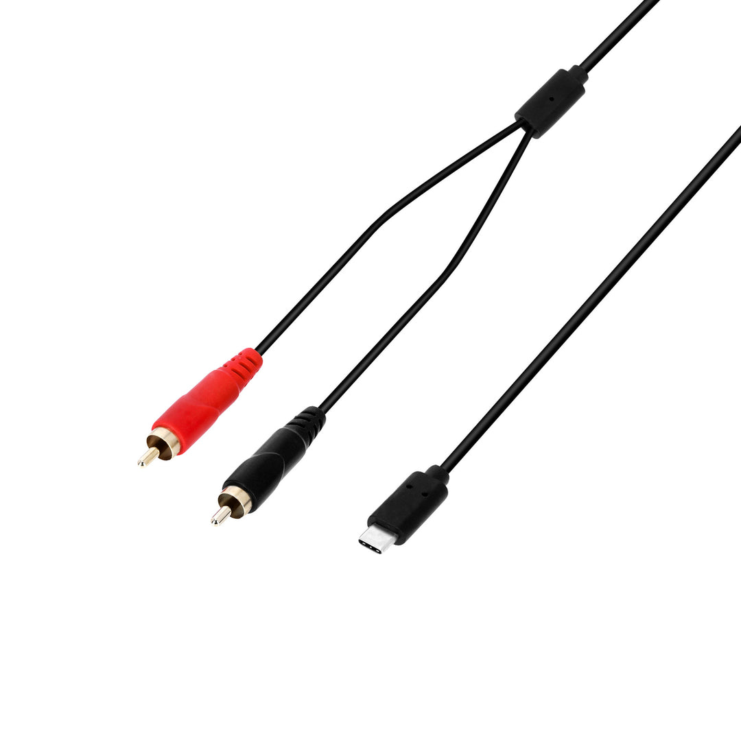 USB-C Y-cable - RCA male til USB-C  3 m