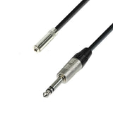 Adapter Kabel 6.3mm Jack Stereo Han til 3,5 Mini Jack Stereo Hun