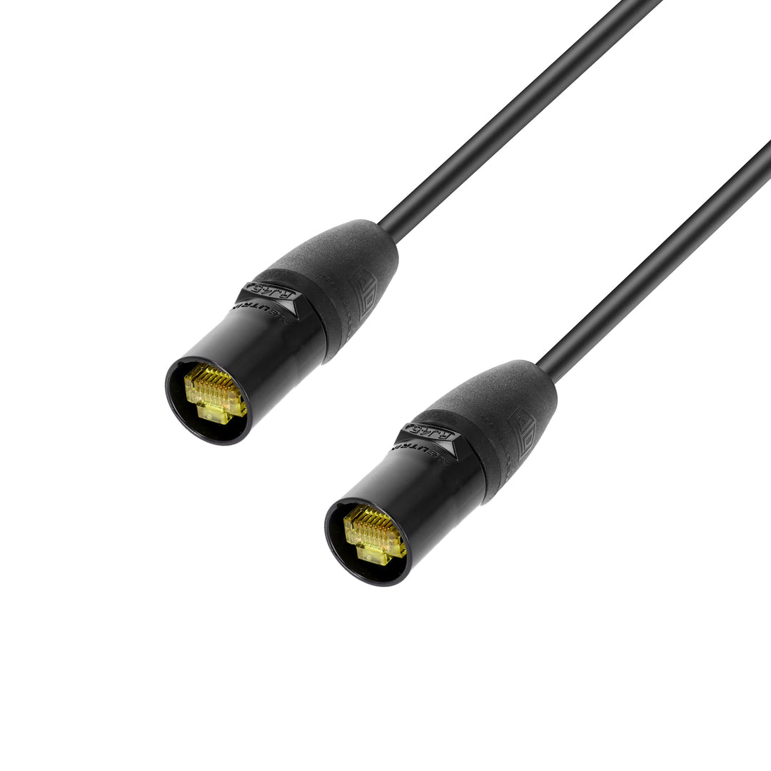 Adam Hall Cables 5 STAR ECON CAT6 RR 3 m - Netværkskabel | Kat. 6a (S/FTP) Neutrik etherCON®, optrækkeligt | 3 m