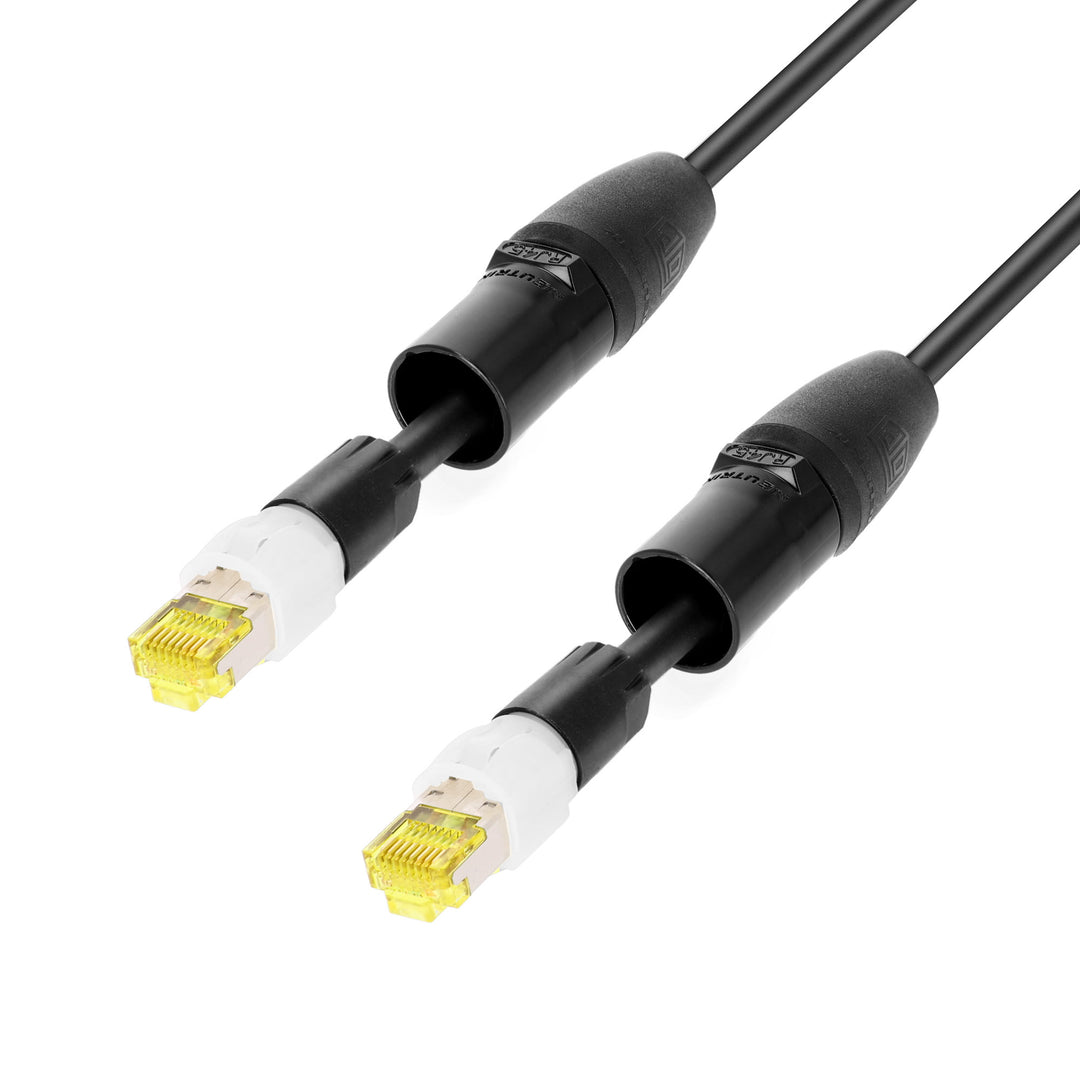 Adam Hall Cables 5 STAR ECON CAT6 RR 3 m - Netværkskabel | Kat. 6a (S/FTP) Neutrik etherCON®, optrækkeligt | 3 m