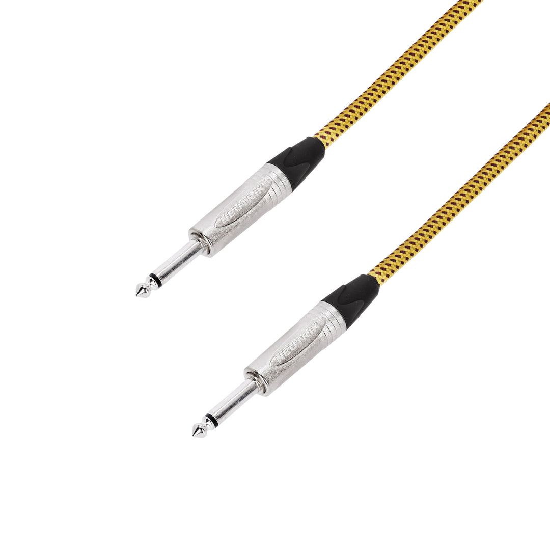 Adam Hall Cables 5 STAR IPP 0600 VINTAGE - Instrumentkabel | Vintage Neutrik® jackstik TS | 6 m