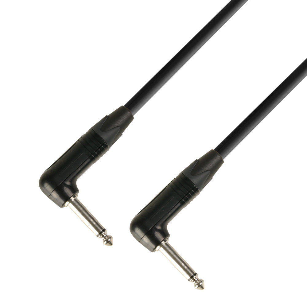 Neutrik Instrument Kabel 6.3 mm Vinkel Jack mono til 6.3 mm Vinkel Jack mono (15 cm)