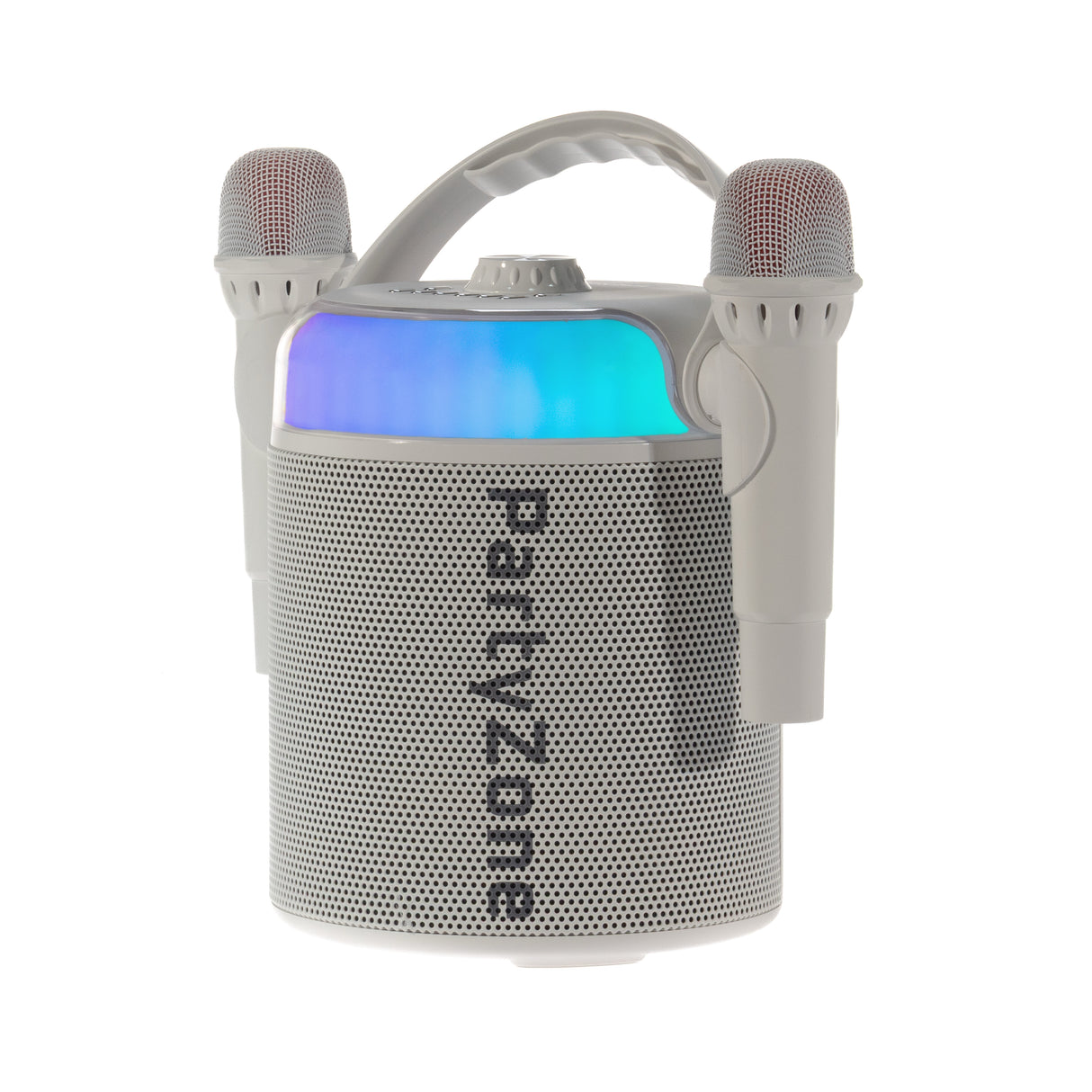 PartyZone Karaoke Sæt m. 2 Mikrofoner (Hvid)