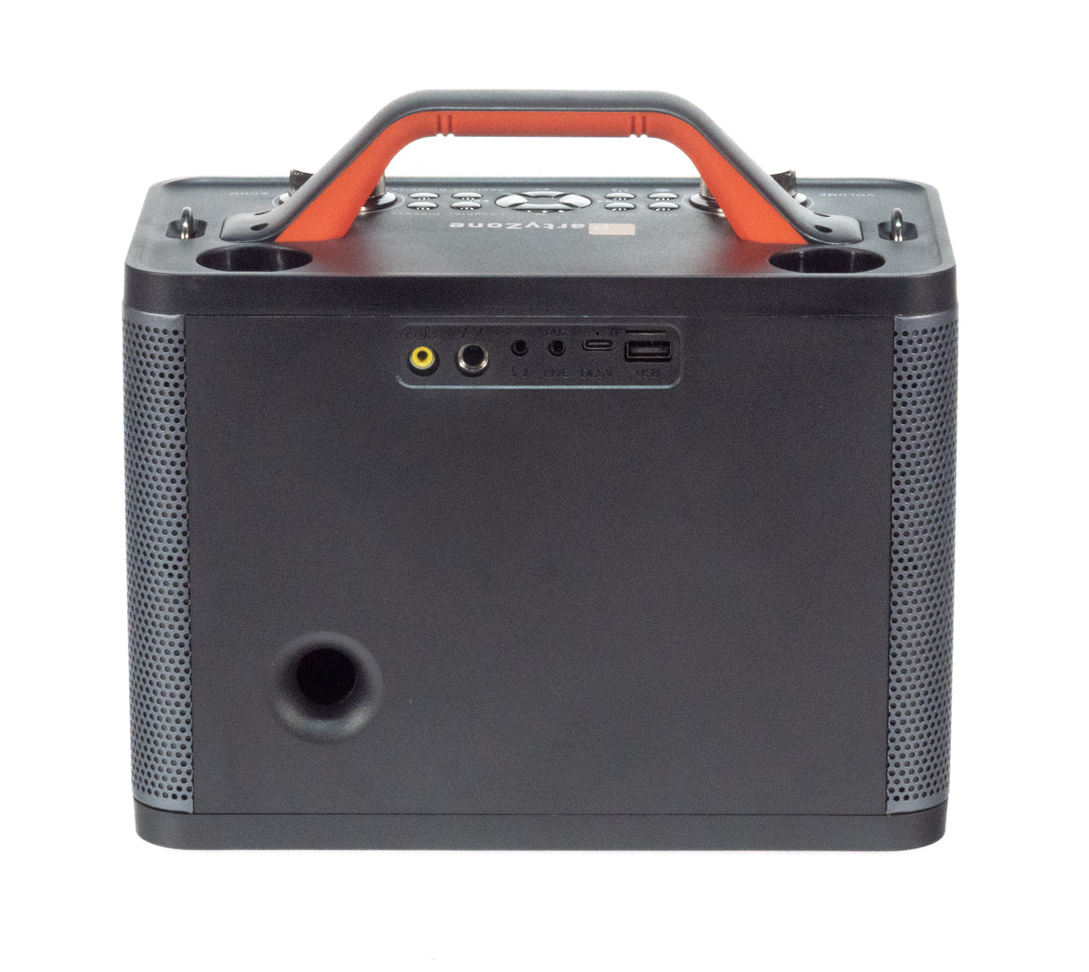 PartyZone Karaoke Højttaler m. 2 Mikrofoner (Sort)