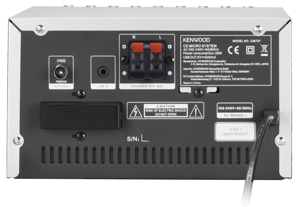 Kenwood M7000S Smart Minianlæg (Sølv)