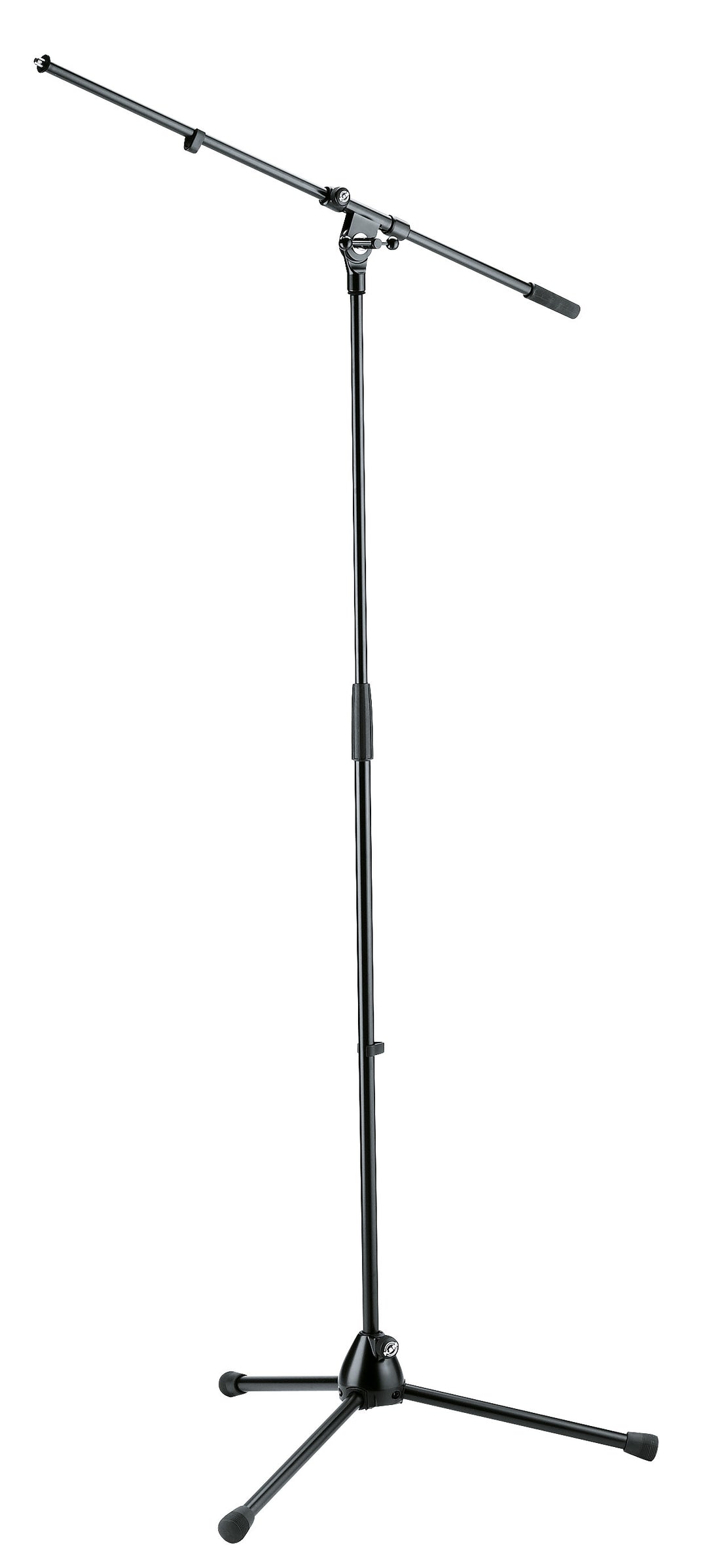 K&M mikrofonstativ 210/2 med galge 21100 Sort