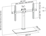 Tv BordStativ Fuldt Bevægeligt (32-65", 45kg)