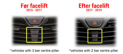 21CT23VX63 2-DIN Ramme til Opel Karl 2017 -