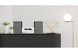 Kenwood M-822DAB Minianlæg m. Bluetooth og DAB+ (Hvid)