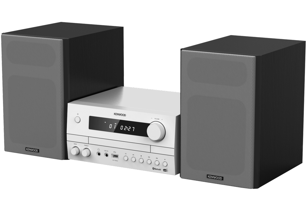 Kenwood M-822DAB Minianlæg m. Bluetooth og DAB+ (Hvid)