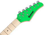 KRamer Focus VT-211S El-guitar (Neon Green)