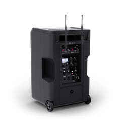 LD Systems ANNY® 10 HBH 2 B5 - 10" bærbart, batteridrevet Bluetooth® PA-system med mixer, 1x trådløs håndholdt og 1x headsetmikrofon (inkl. bodypack)