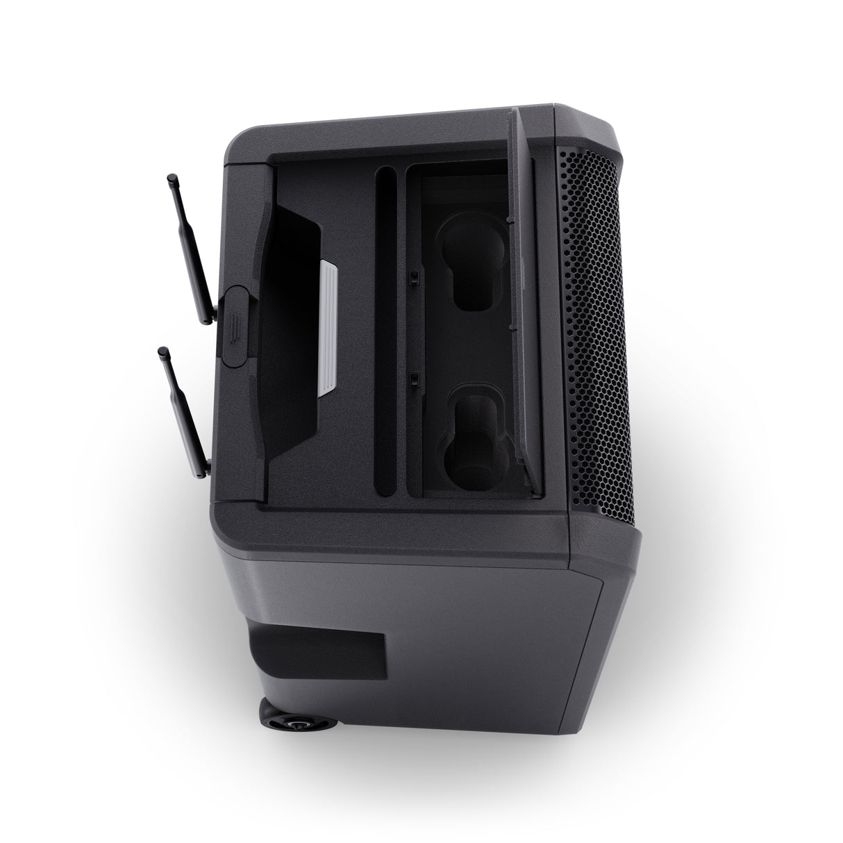LD Systems ANNY® 10 HBH 2 B8 - 10" bærbart batteridrevet Bluetooth® PA-system med mixer, 1x trådløs håndholdt og 1x headsetmikrofon (inkl. bodypack)