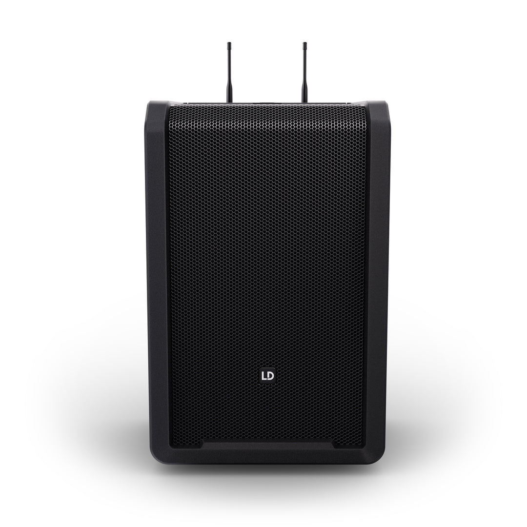 LD Systems ANNY® 10 HHD 2 B5 - 10" bærbart batteridrevet Bluetooth® PA-system med mixer og 2x trådløse håndholdte mikrofoner