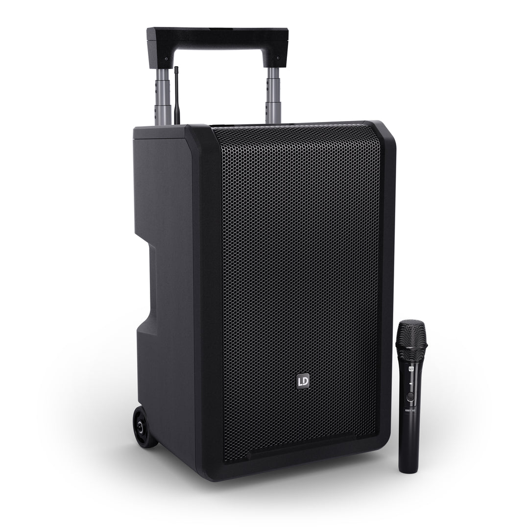 LD Systems ANNY® 10 HHD B5 - 10" bærbart batteridrevet Bluetooth® PA-system med mixer og 1x trådløs håndholdt mikrofon