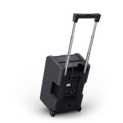 LD Systems ANNY® 10 HHD B8 - 10" bærbart batteridrevet Bluetooth®-PA-system med mixer og 1x trådløs håndholdt mikrofon