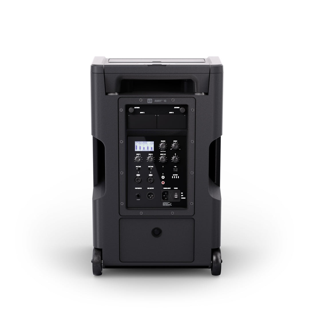 LD Systems ANNY® 10 - 10" bærbart batteridrevet Bluetooth® PA-system med mixer