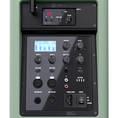 LD Systems ANNY® 8 BPH B8 GN - Bærbar batteridrevet Bluetooth® PA-højttaler med mixer og 1x headset-mikrofon (inkl. bodypack), Adventure Green