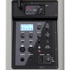 LD Systems ANNY® 8 BPH B8 G - Bærbar batteridrevet Bluetooth® PA-højttaler med mixer og 1x headsetmikrofon (inkl. bodypack), Urban Grey