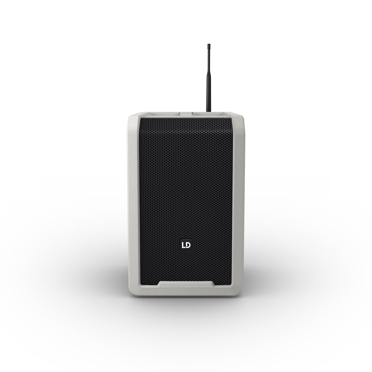 LD Systems ANNY® 8 HHD B5 G - Bærbar batteridrevet Bluetooth® PA-højttaler med mixer og 1x trådløs håndholdt mikrofon, Urban Grey