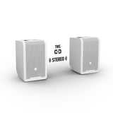 LD Systems ANNY® 8 HHD B5 W - Bærbar batteridrevet Bluetooth® PA-højttaler med mixer og 1x trådløs håndholdt mikrofon, ren hvid