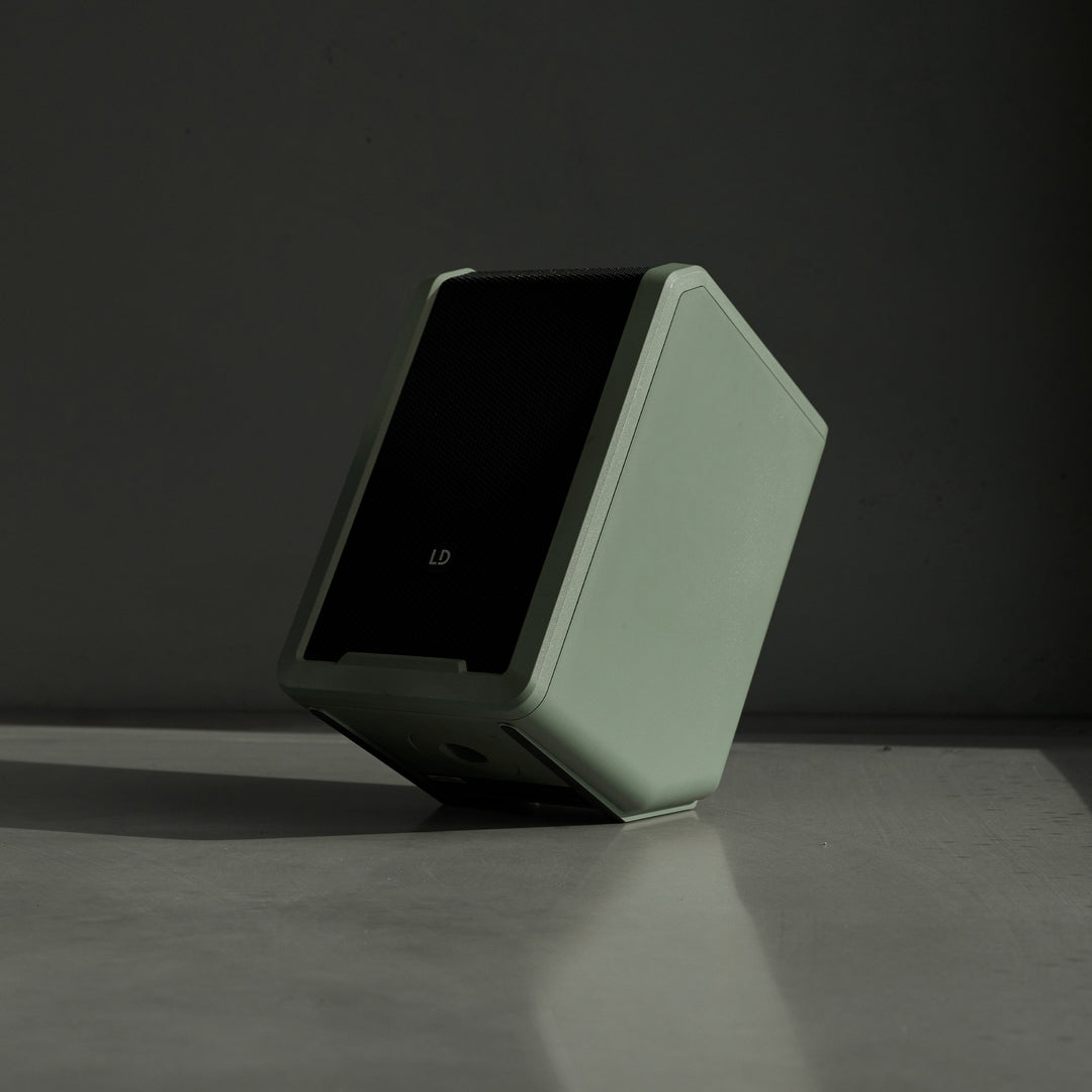 LD Systems ANNY® 8 HHD B6 GN - Bærbar batteridrevet Bluetooth® PA-højttaler med mixer og 1x trådløs håndholdt mikrofon, Adventure Green