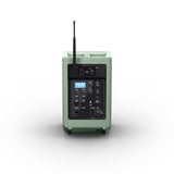 LD Systems ANNY® 8 HHD B8 GN - Bærbar batteridrevet Bluetooth® PA-højttaler med mixer og 1x trådløs håndholdt mikrofon, Adventure Green