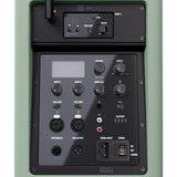 LD Systems ANNY® 8 HHD B8 GN - Bærbar batteridrevet Bluetooth® PA-højttaler med mixer og 1x trådløs håndholdt mikrofon, Adventure Green
