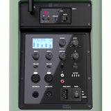 LD Systems ANNY® 8 HHD B8 GN - Bærbar batteridrevet Bluetooth® PA-højttaler med mixer og 1x trådløs håndholdt mikrofon, Adventure Green