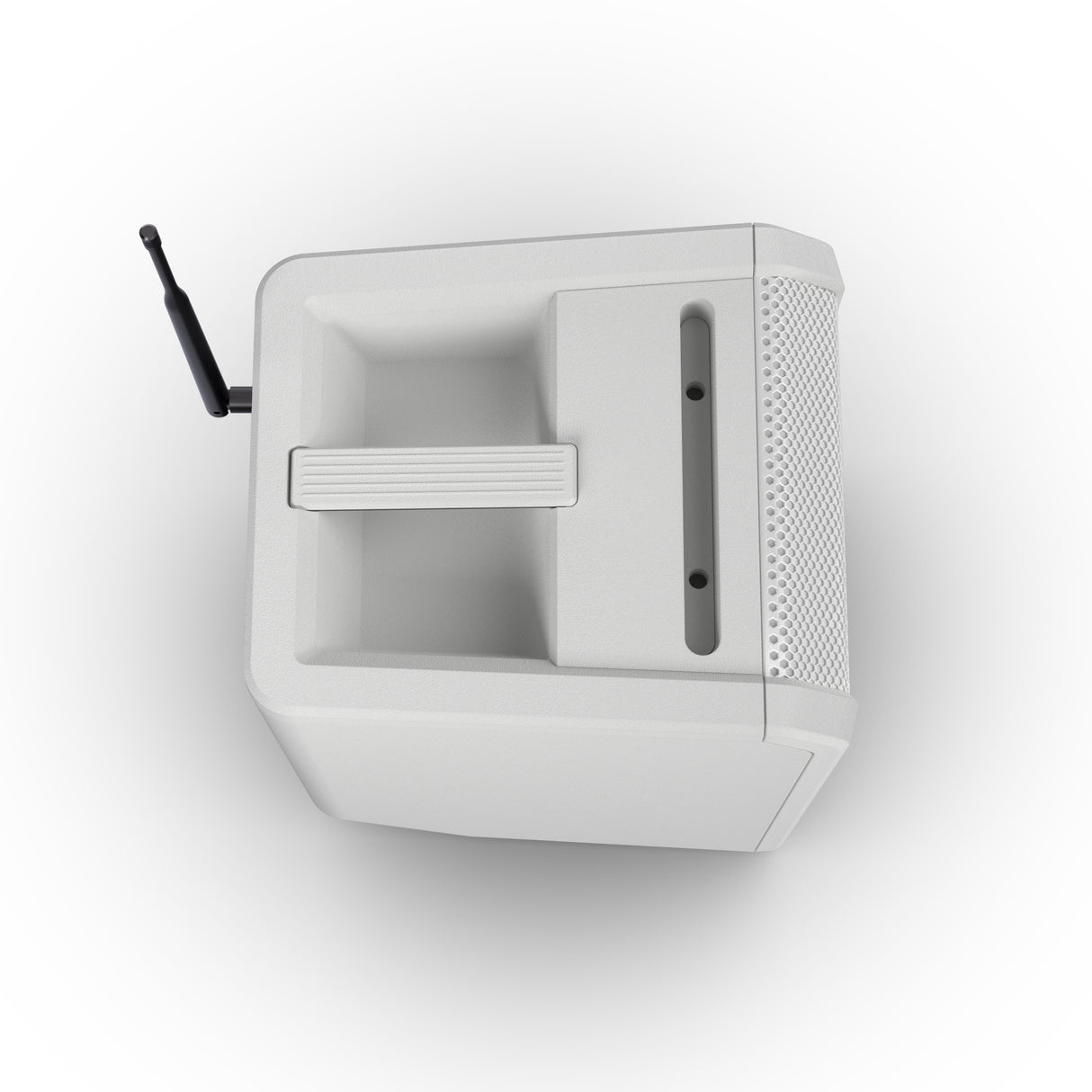 LD Systems ANNY® 8 HHD B8 W - Bærbar batteridrevet Bluetooth® PA-højttaler med mixer og 1x trådløs håndholdt mikrofon, ren hvid