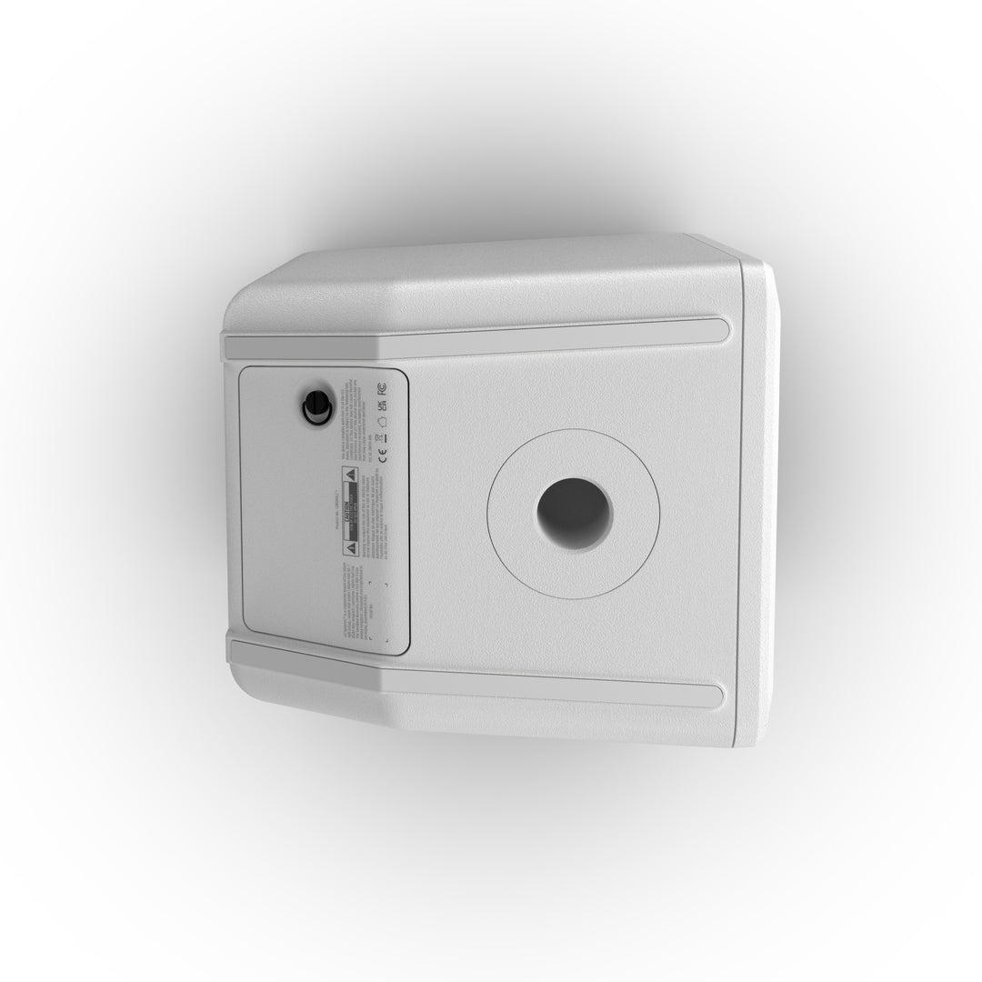 LD Systems ANNY® 8 HHD B8 W - Bærbar batteridrevet Bluetooth® PA-højttaler med mixer og 1x trådløs håndholdt mikrofon, ren hvid