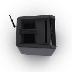 LD Systems ANNY® 8 HHD B8 - Bærbar batteridrevet Bluetooth® PA-højttaler med mixer og 1 x trådløs håndholdt mikrofon, Stage Black