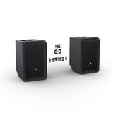 LD Systems ANNY® 8 HHD B8 - Bærbar batteridrevet Bluetooth® PA-højttaler med mixer og 1 x trådløs håndholdt mikrofon, Stage Black