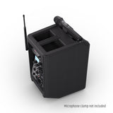 LD Systems ANNY® 8 HHD B8 - Bærbar batteridrevet Bluetooth® PA-højttaler med mixer og 1 x trådløs håndholdt mikrofon, Stage Black