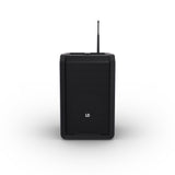 LD Systems ANNY® 8 HHD B8 - Bærbar batteridrevet Bluetooth® PA-højttaler med mixer og 1 x trådløs håndholdt mikrofon, Stage Black