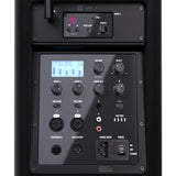 LD Systems ANNY® 8 HHD B8 - Bærbar batteridrevet Bluetooth® PA-højttaler med mixer og 1 x trådløs håndholdt mikrofon, Stage Black