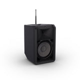 LD Systems ANNY® 8 HHD B8 - Bærbar batteridrevet Bluetooth® PA-højttaler med mixer og 1 x trådløs håndholdt mikrofon, Stage Black
