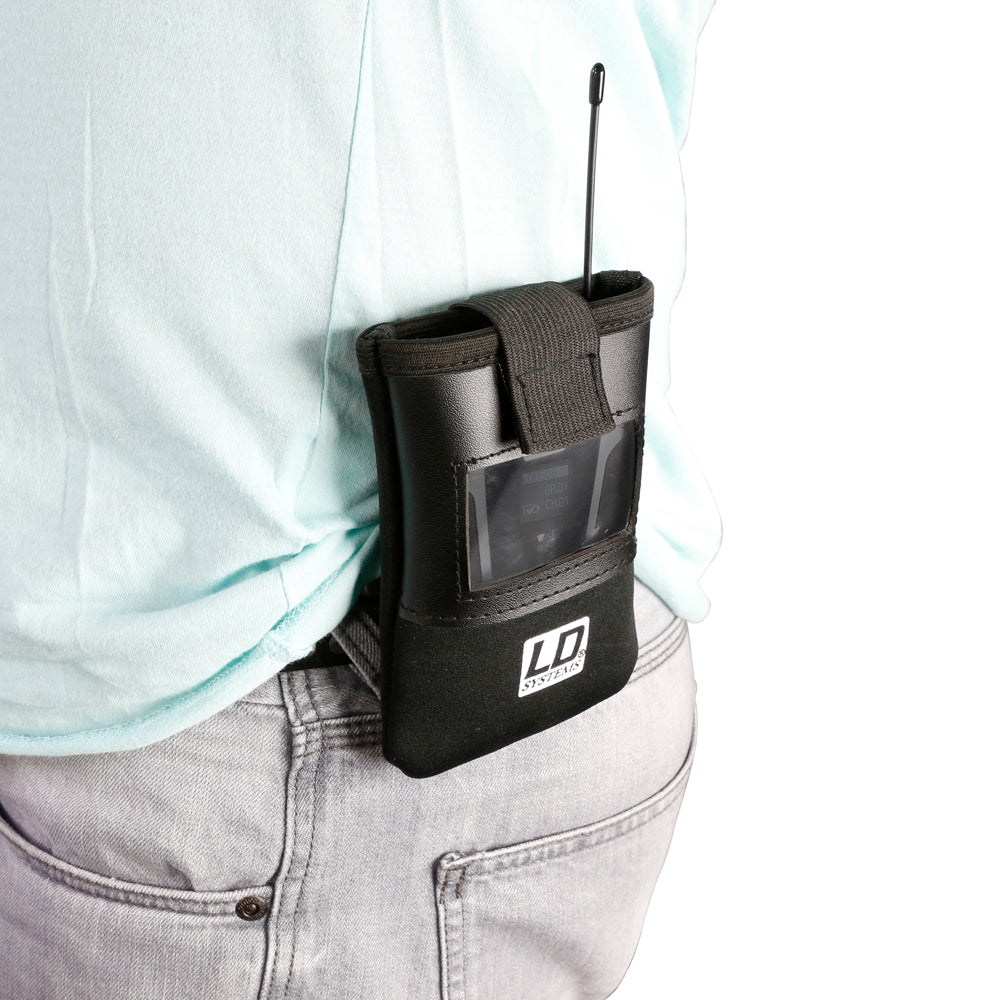 LD Systems BP POCKET 2 - Taske til bodypack-sender med gennemsigtigt vindue