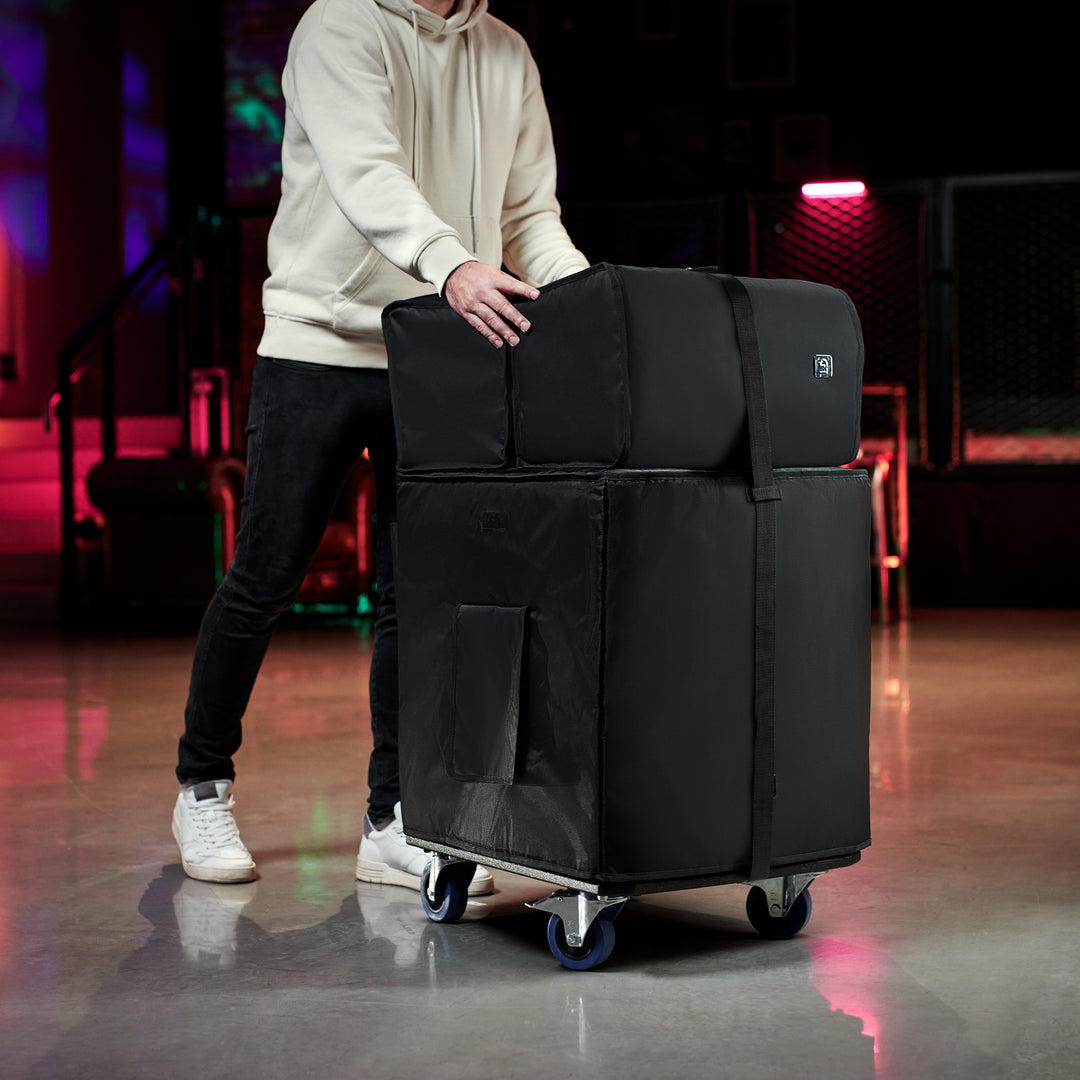 LD Systems DAVE 12 G4X BAG SET - Transport­sæt med hjulplade og beskyttelsesovertræk til DAVE 12 G4X