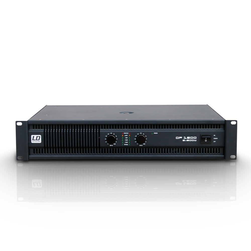 LD Systems DEEP2 1600 - Effektforstærker (2x450W, 8 Ohm)