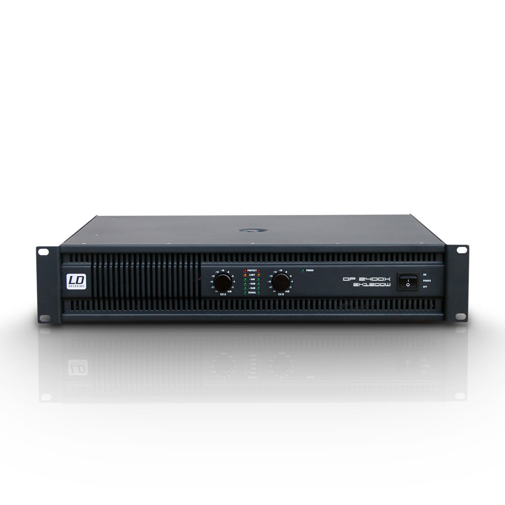 LD Systems DEEP2 2400 X - Effektforstærker (2x600W, 8 Ohm)